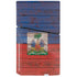 Haiti Flag Dark Wood PS5 Slim Disk Bundle Skin